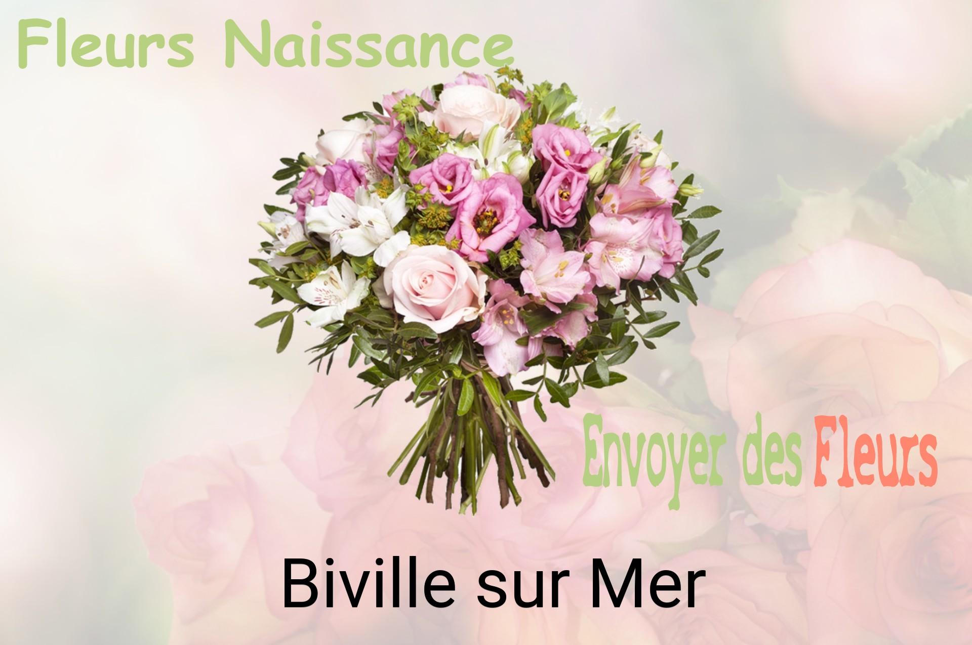 Bouquet de fleurs de naissance livré à Biville-sur-Mer